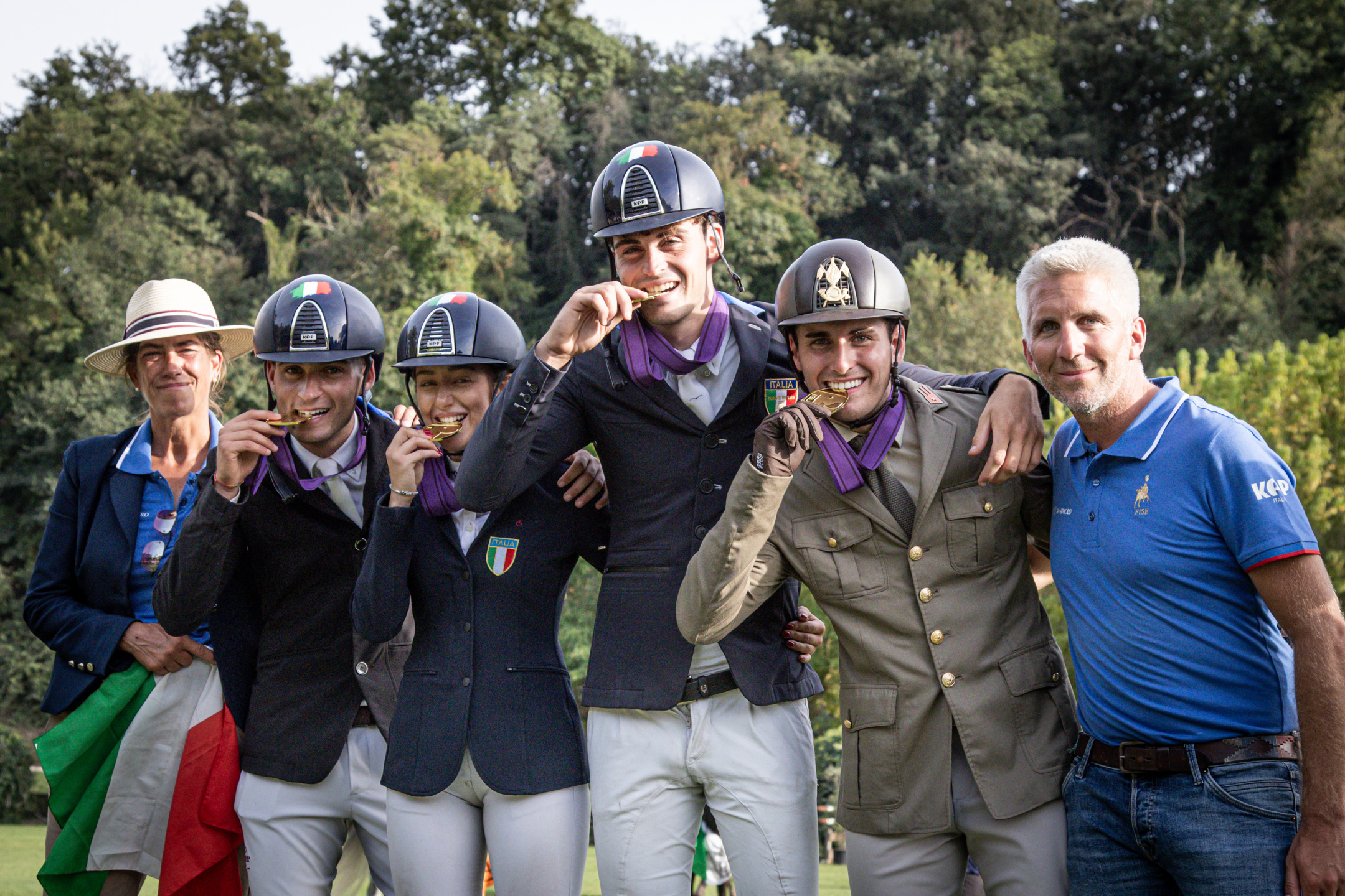 Italia Oro a squadre per gli Young Riders, la Germania domina tra gli Juniores 1 ©massimo argenziano 0109