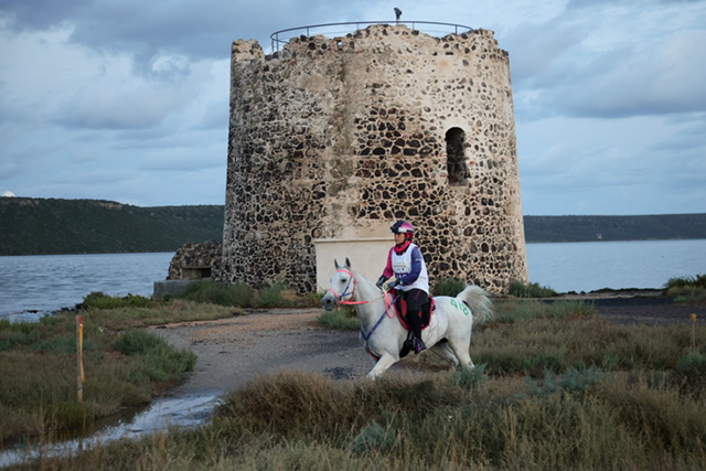 Costanza Laliscia ad Arborea Circuito Endurance FISE