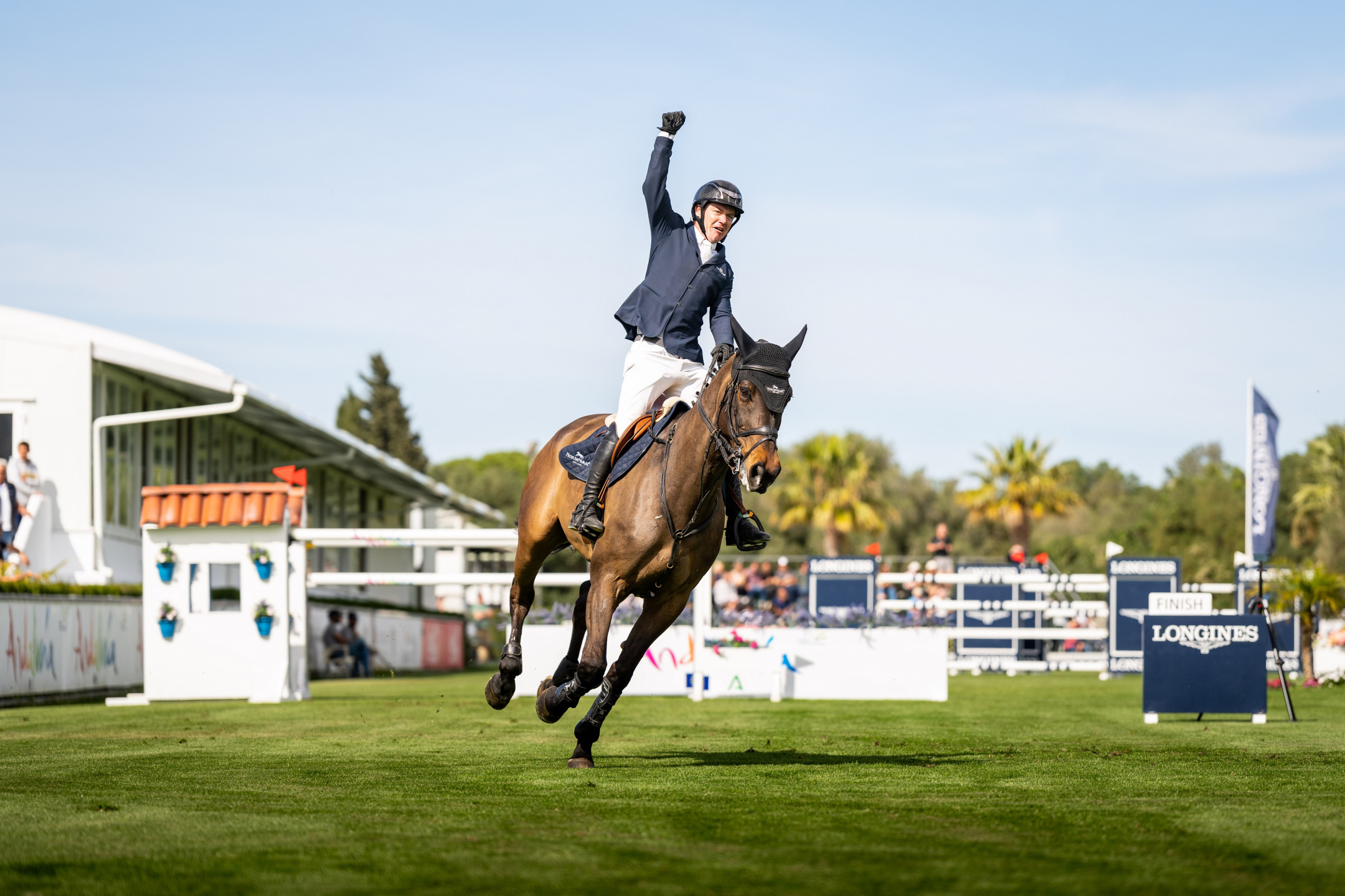 Michael Pender, the winner of Andalucía GP Final. Photo is by Equus Media