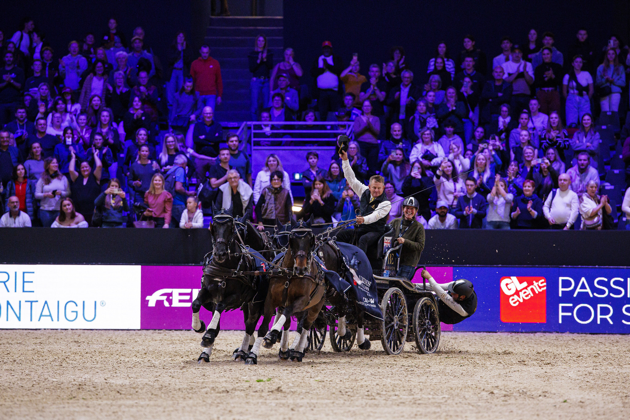 Boyd Exell (AUS) winner of the FEI Driving World Cup 202324 - Lyon (FRA) Copyright ©FEI Leanjo de Koster