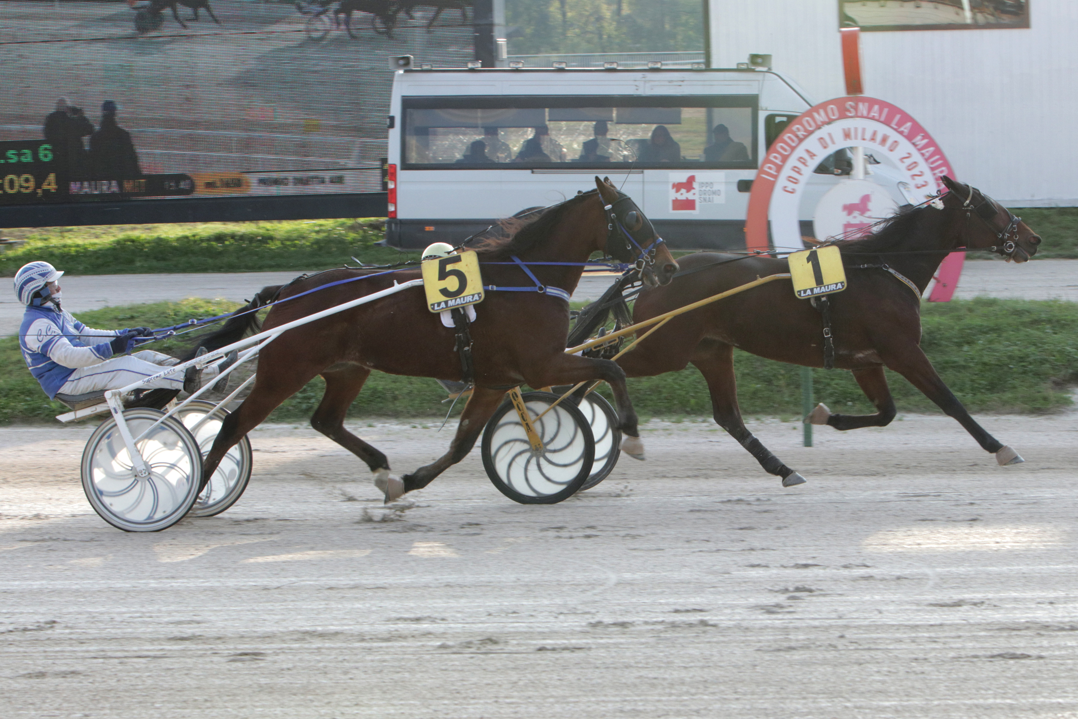 Venerdì di trotto all’Ippodromo Snai La Maura 7 CORSA6 PREMIO DILETTA AXE
