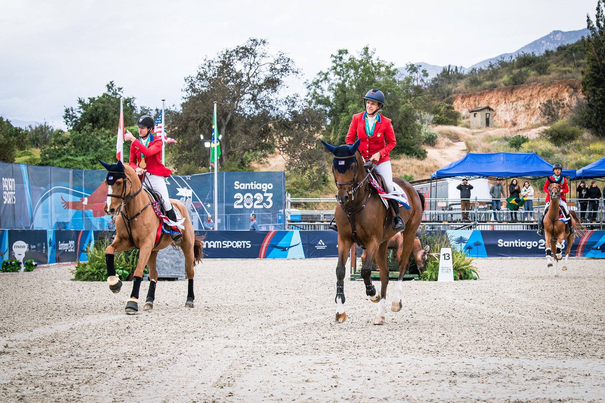 Pan American Games: USA, Canada e Messico attese a Parigi 2024 2 Kent FARRINGTON Laura KRAUT USA gold medalists at the Pan American Games Santiago Chile 2023