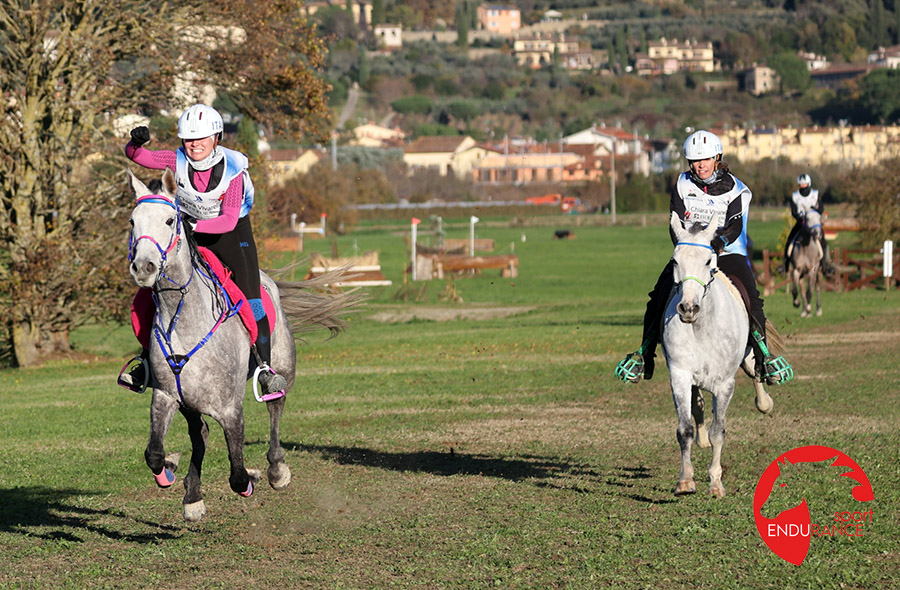 PISANO MARTINA con ZAGAIA DEI LAGHI e LUSTRISSY ALESSIA con EDINBURG