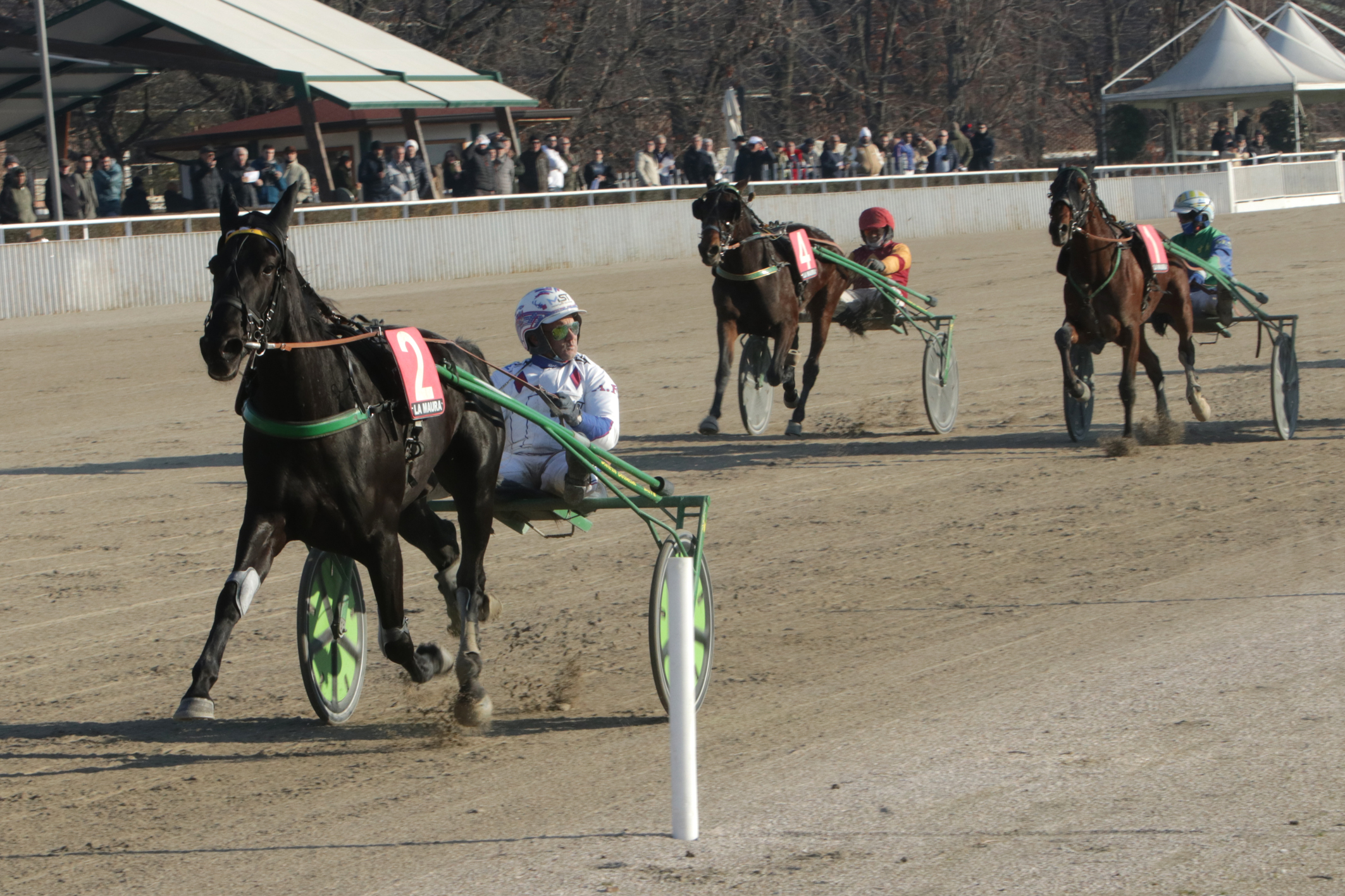 Caronte Trebi e Pietro Gubellini Festeggiano la "Coppa di Milano" 1 ippodromo La Maura 2023