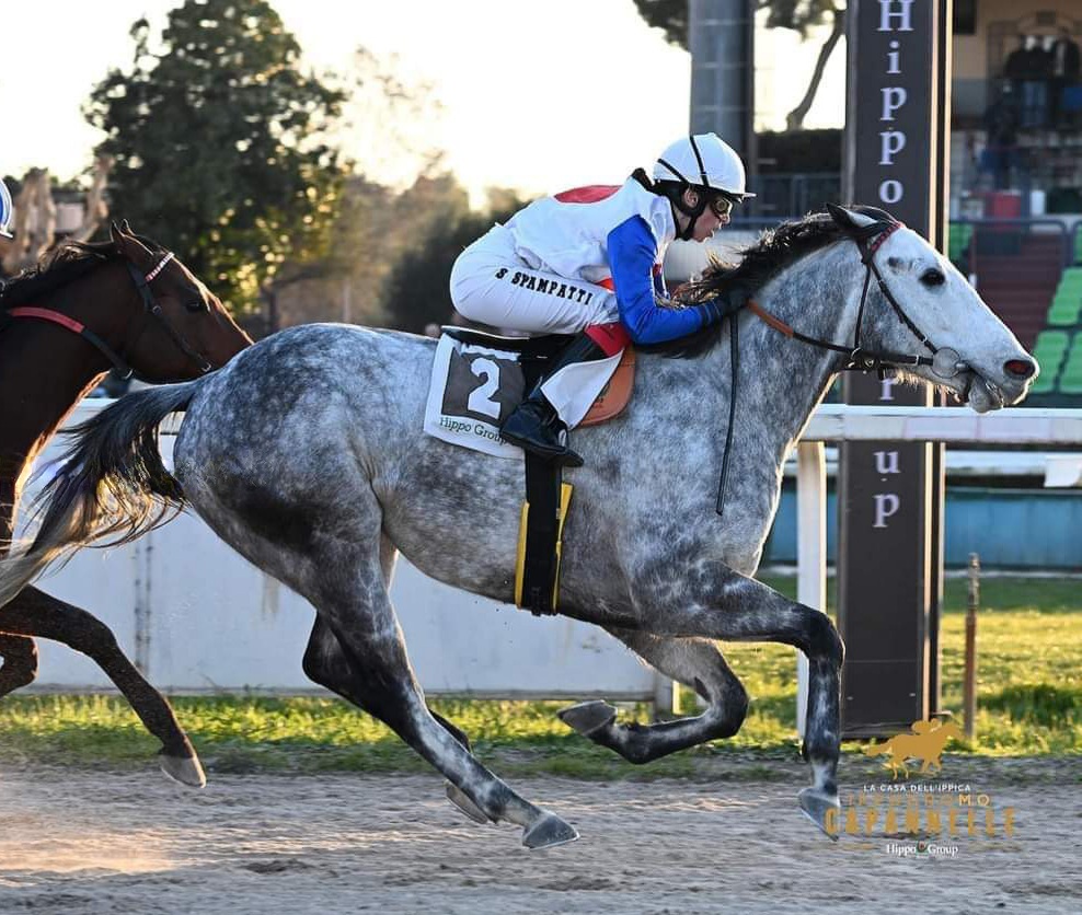 Vittoria di Sara Spampatti con Damblè (la prima vittoria dopo infortunio)