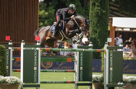 Emanuele Gaudiano su Crack Balou a Piazza di Siena 2023