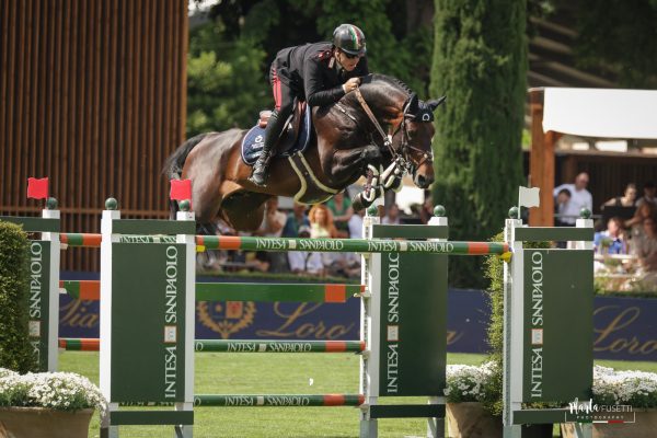 Emanuele Gaudiano su Crack Balou a Piazza di Siena 2023