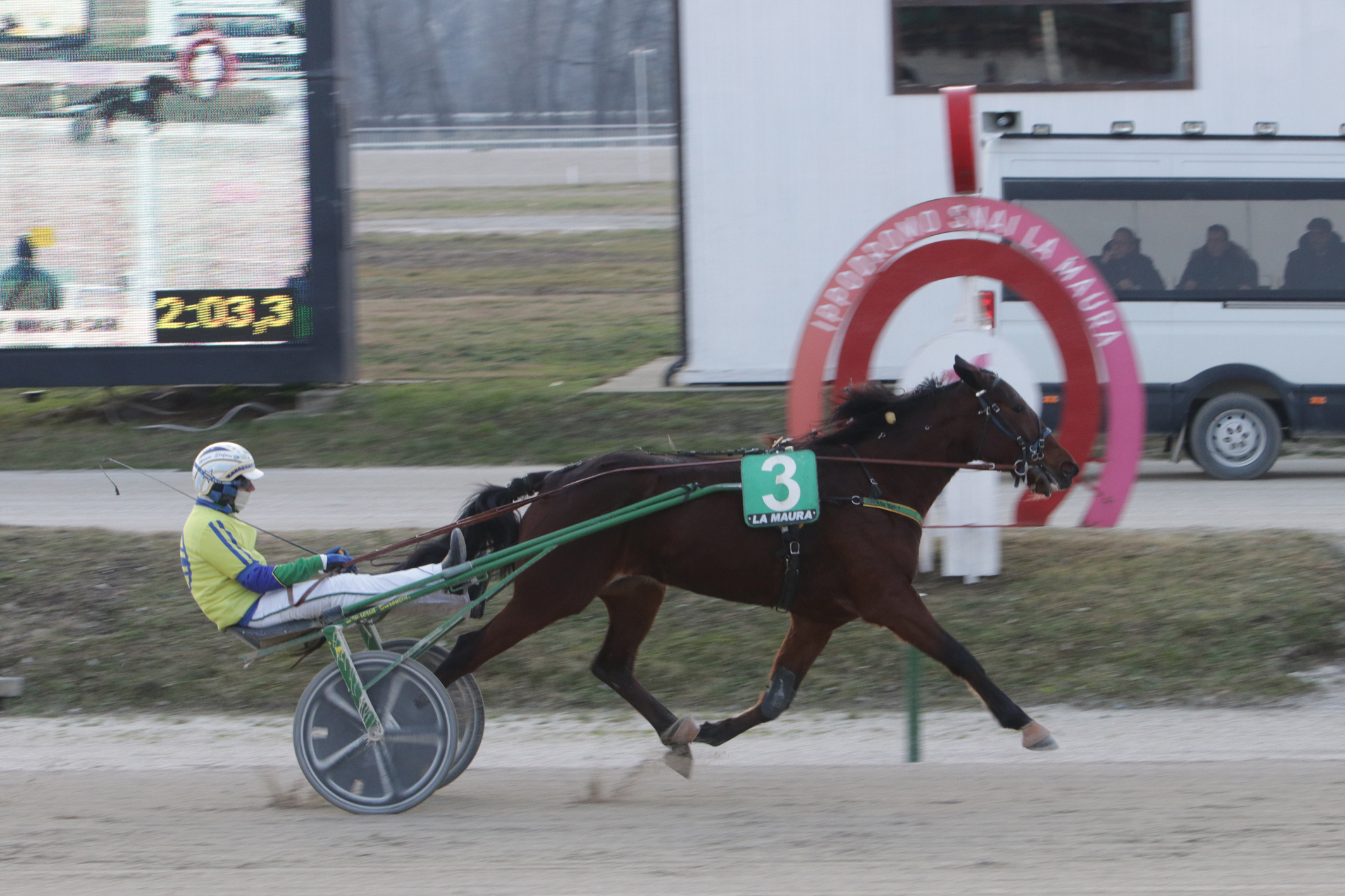 Trotto a La Maura: protagonisti Funky Roc e Every Time Winner 3 CORSA7 PREMIO BREILA DI CASEI