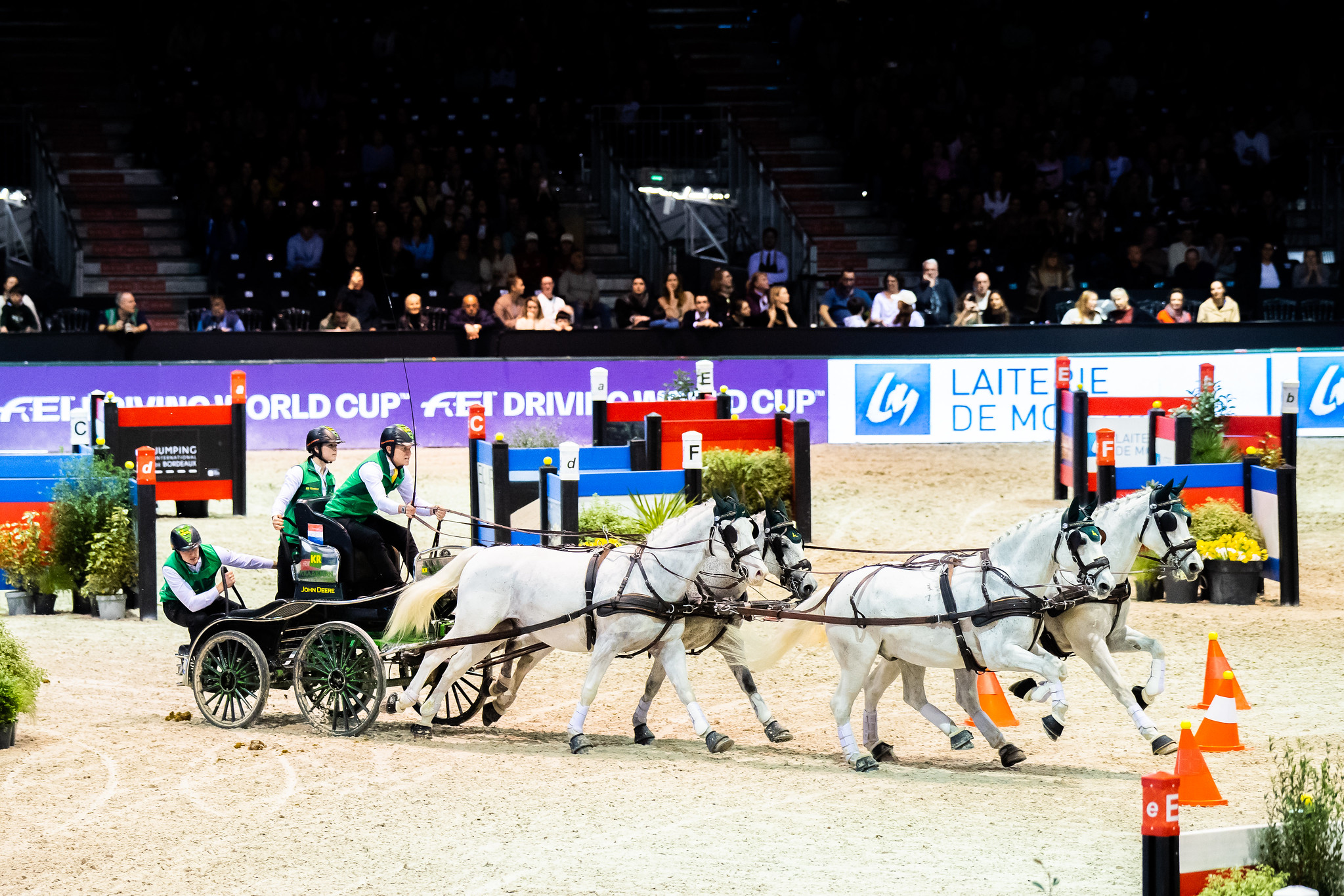 Bram Chardon (NED) winner of the FEI Driving World Cup™ Final 202324 - Bordeaux (FRA) Copyright © FEI Łukasz Kowalski