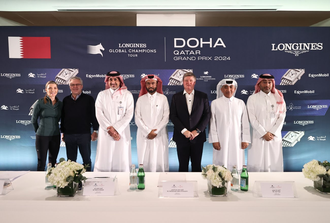 Il Longines Global Champions Tour di Doha prepara il terreno per un'apertura di stagione entusiasmante 1 LGCT Doha Press Conference