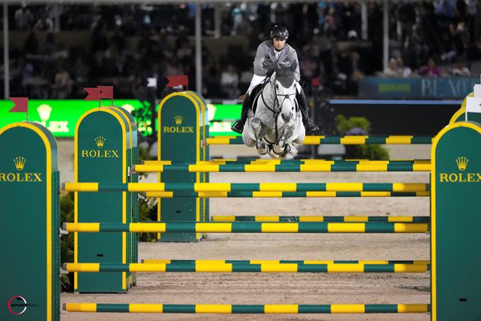 Christian Kukuk & Checker 47, winners of the $500,000 Rolex CSI5 Grand Prix. Photo © Sportfot