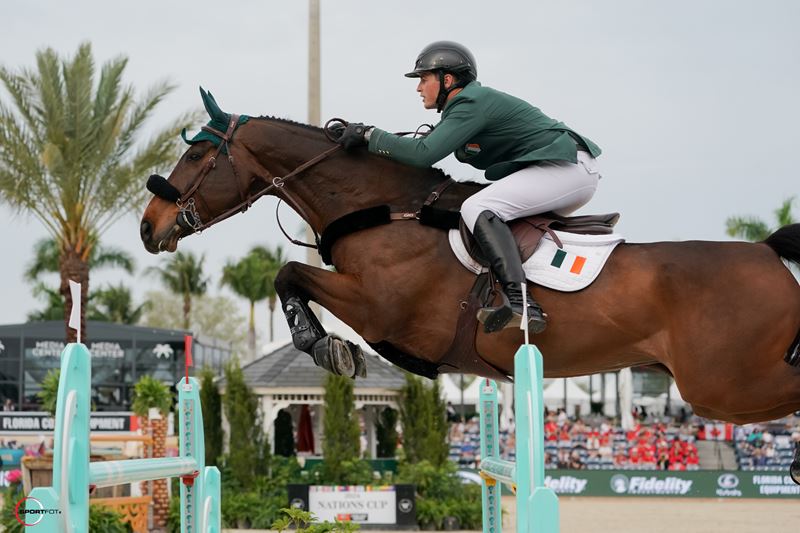 L'Irlanda vince ancora una volta la Nations Cup CSIO4* di Wellington 4 David OBrien El Balou OLD. Photo © Sportfot