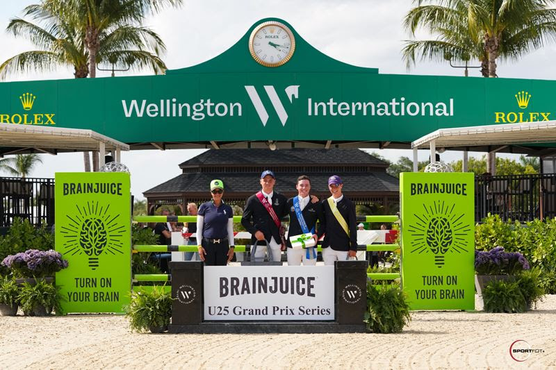 WEF 10: Baylee McKeever conquista la prova finale del BrainJuice Under 25 Grand Prix Series 3 Francis Derwin Ansgar Holtgers Jr. and Tom Wachman take season titles presented by Lisa Ellis Chief Executive Officer of BrainJuice. Photo © Sportfot
