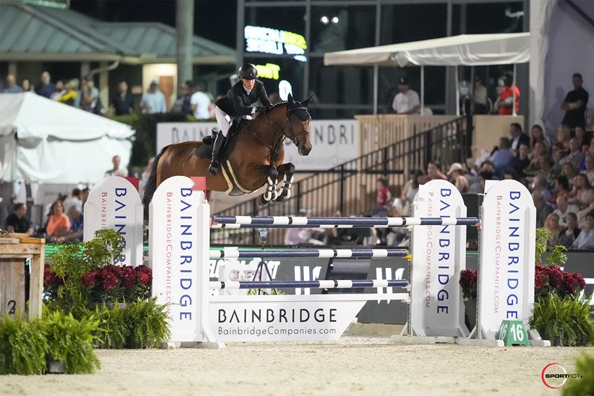 Luciana Lossio Dazzles in $385,000 Bainbridge Companies CSI5* Grand Prix at WEF 9 1 Luciana Lossio e Lady Louise Jmen