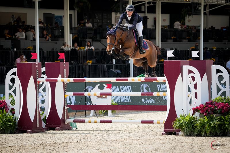 Harry Charles vince la 1.50 m del CSI5* al WEF 9 2 Luis Fernando Larrazabal e Belle de Muze