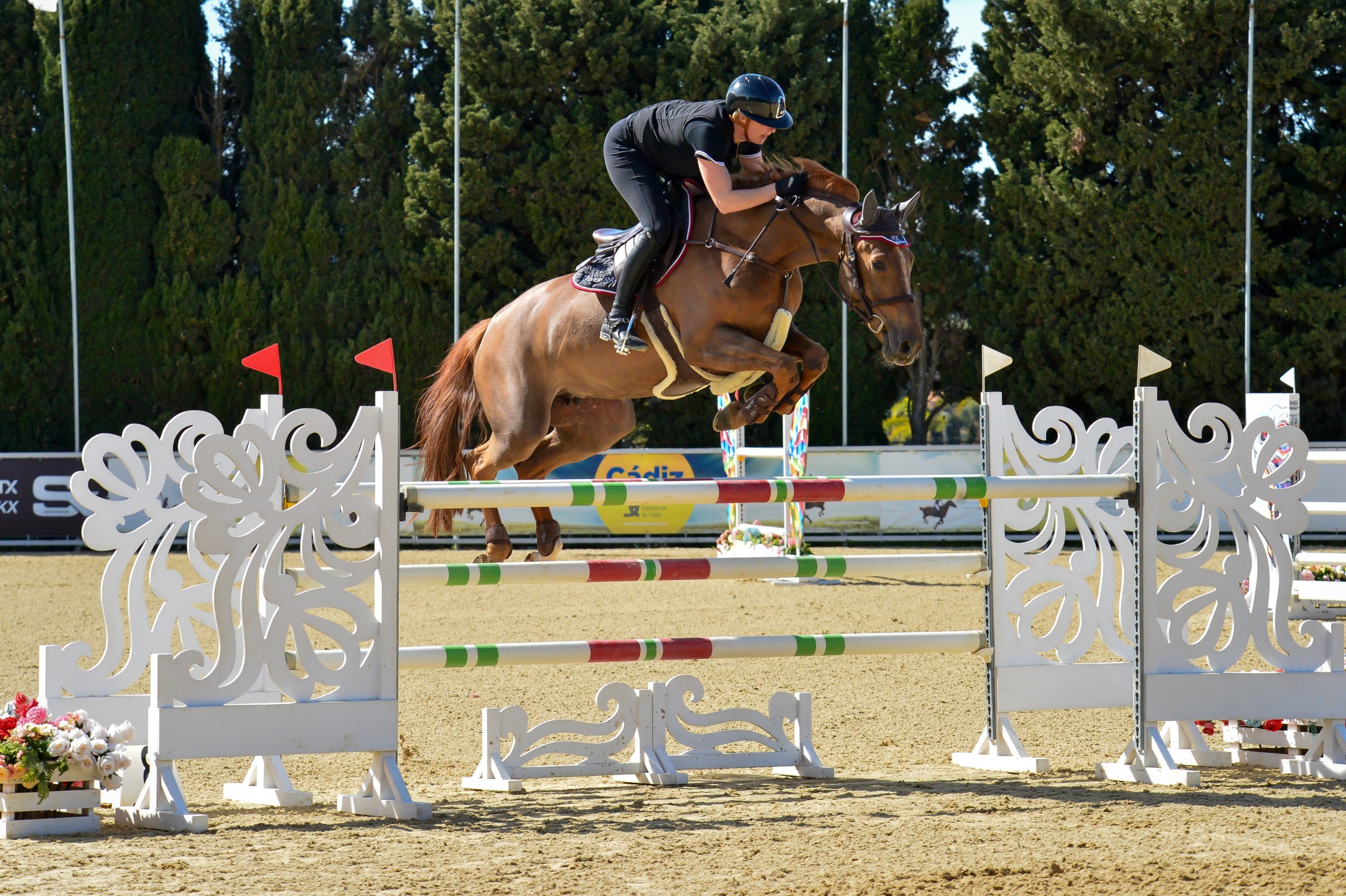 Sunshine Tour: vittoria per Marie Demonte nella prova degli 8 anni, Moneta in top 10 1 Marie Demonte in sella a Ganache de Riverland vince la 8 anni del primo giorno Sunshine Tour V
