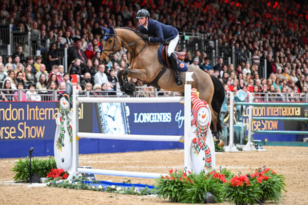 Ben Maher riding Enjeu de Grisien