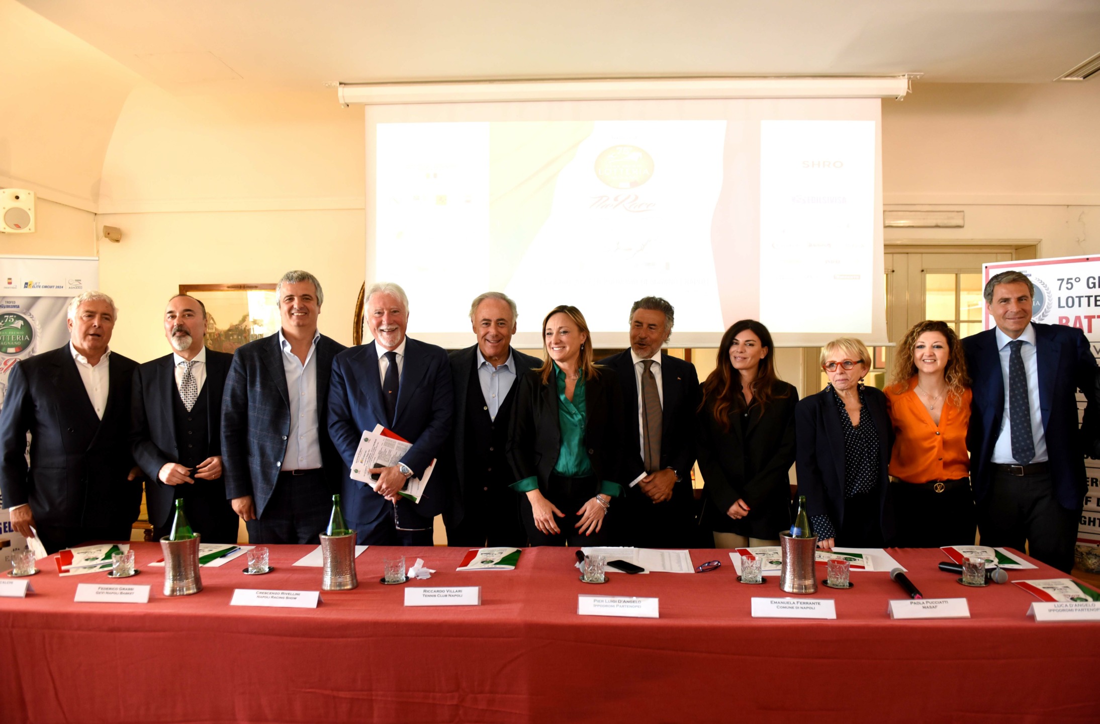 Trotto, presentato a Napoli il 75^ Gran Premio Lotteria Edilsiva del 1 Maggio, 5^tappa UET Elite Circuit 2024 del trotto europeo. 1 Conferenza Ippodromo di Agnano 2024