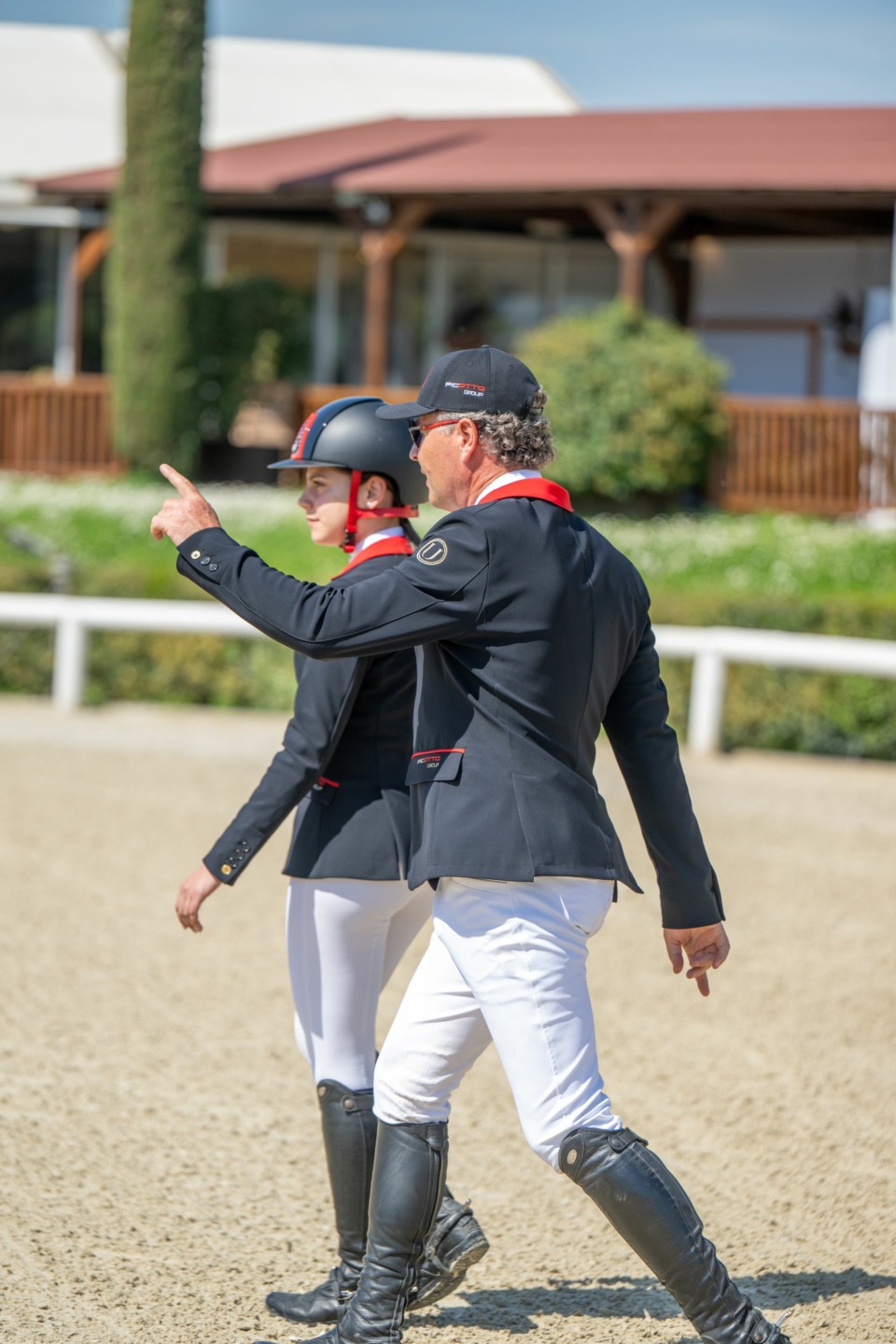 Giulia Picotto e Ignace Philips durante la ricognizione di percorso dell'ICT