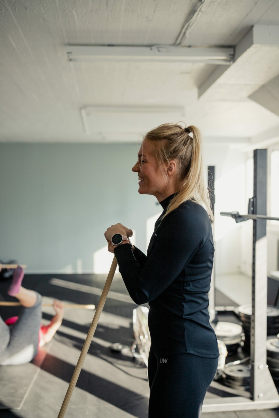 equestrainapp young girl during training section