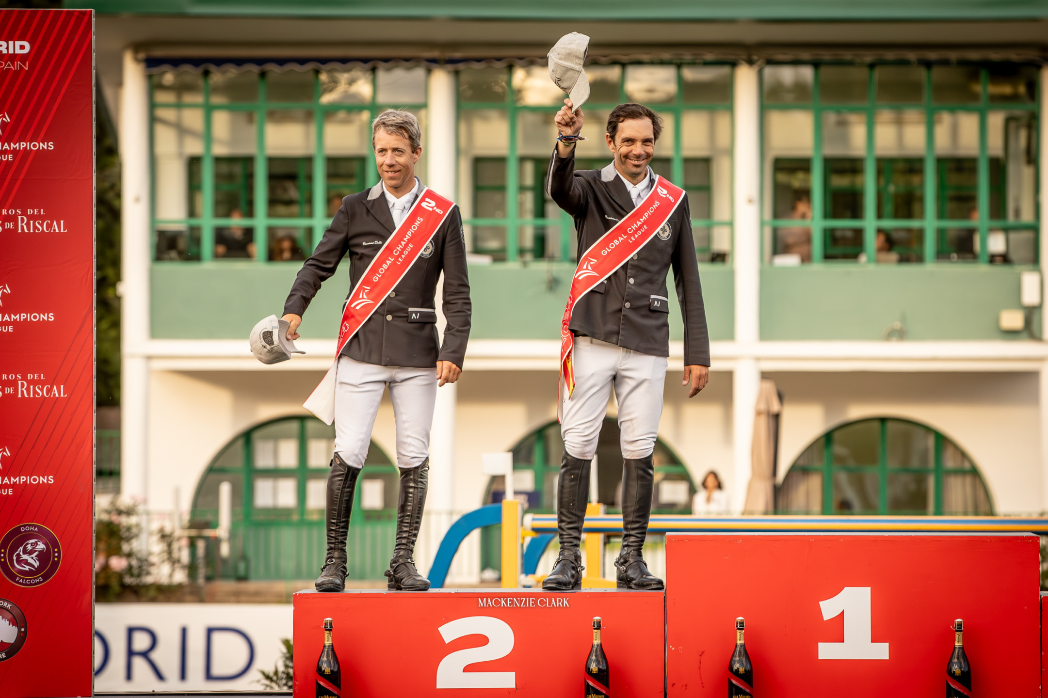 John Whitaker and Gilles Thomas win GCL Madrid for Valkenswaard United by narrowest of margins 4 170524Madrid MClark 81 1