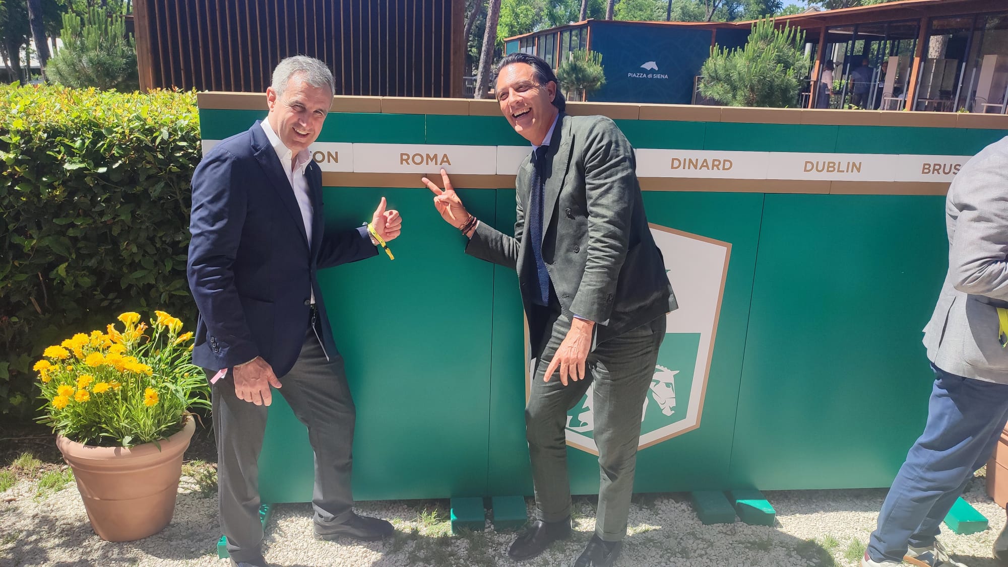 Piazza di Siena, Nepi Molineris (ad Sport e Salute) "Ingresso storico nelle Rolex Series, ma ora puntiamo allo Slam e una fondazione per Villa Borghese" 1 Diego Nepi Molineris e Marco di Paola a Villa Borghese 2024