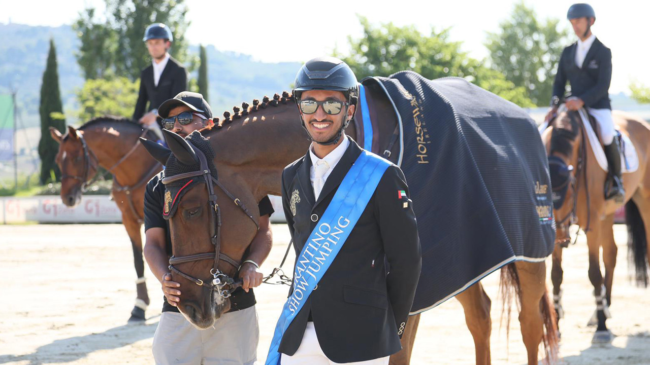 91° CSIO di Roma: Emirati Arabi, prima volta a squadre in Coppa 1 Omar Abdul Aziz Al Marzooqi a Le Lame Sport Horses