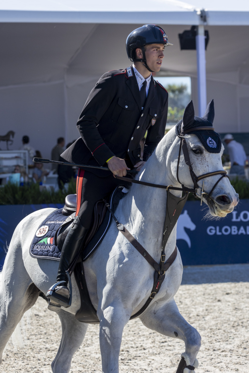 Giacomo Casadei, tra successi e competizioni 13 Casadei Giacomo ITA Corradiena vant Klein Asdonkz Miami 20240405 SS355668