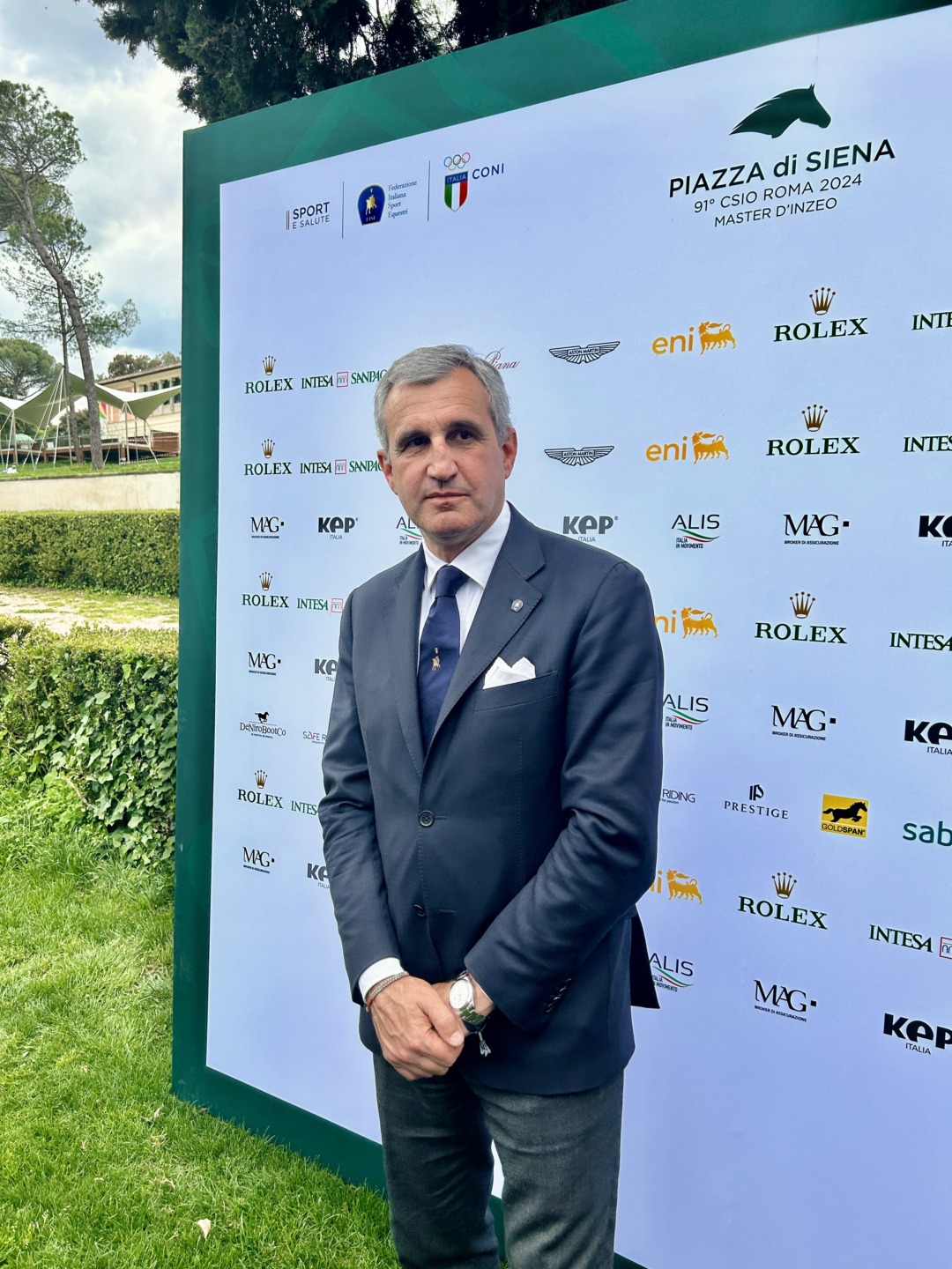 Piazza di Siena, intervista al Presidente FISE Marco di Paola 1 Marco di Paola Presidente FISE parla della novantunesima edizione di Piazza di Siena 2024