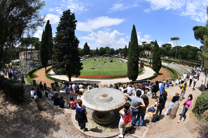 Ecco la Squadra Azzurra per il 91° CSIO di Roma Piazza di Siena 1 Veduta di Piazza di Siena