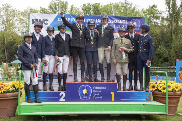 Campionati italiani di Salto Ostacoli 2024 al Circo Ippico Le Siepi Cervia, la top ten