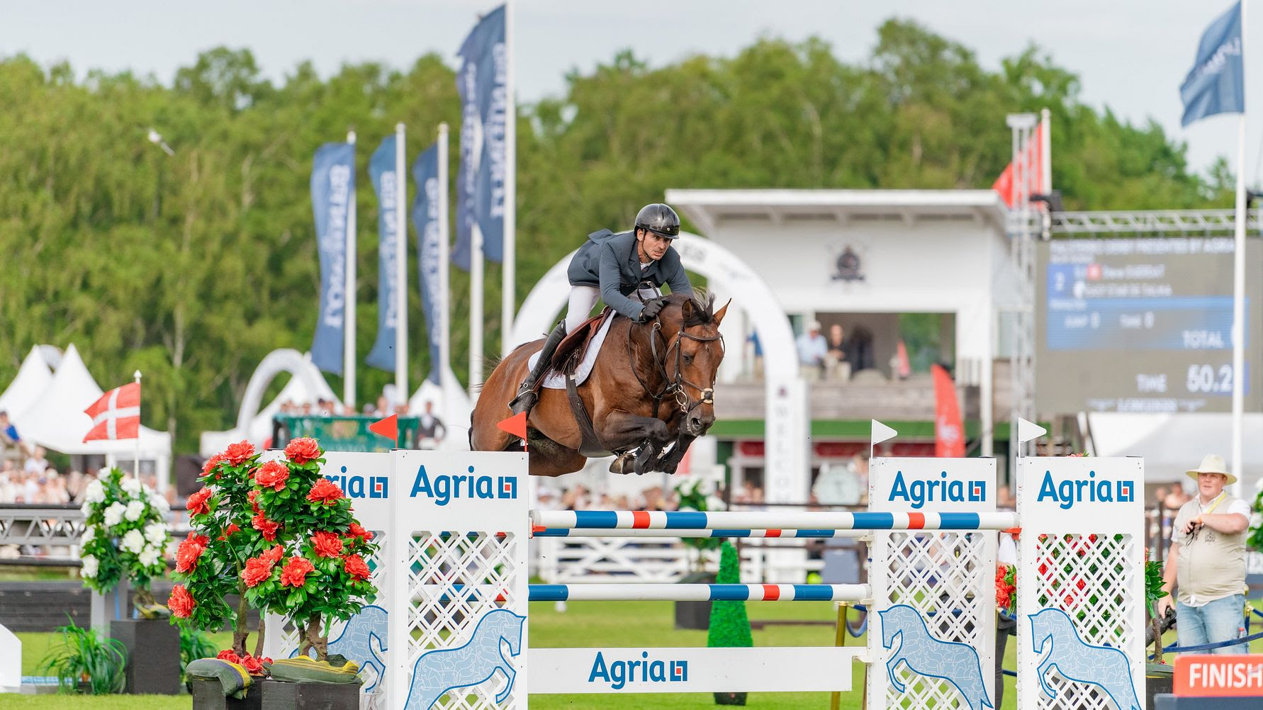 Dieci nazioni confermate per l'Agria Falsterbo Nations Cup 2024 1 Steve Guerdat and Easy Star de Talma during Falsterbo Horse Show 2023