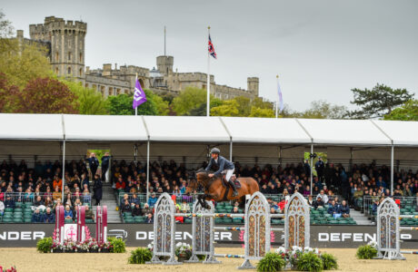 Steve Guerdat (SUI) riding Looping Luna in the CSI5* The Defender Stakes during the Royal Windsor Horse Show
