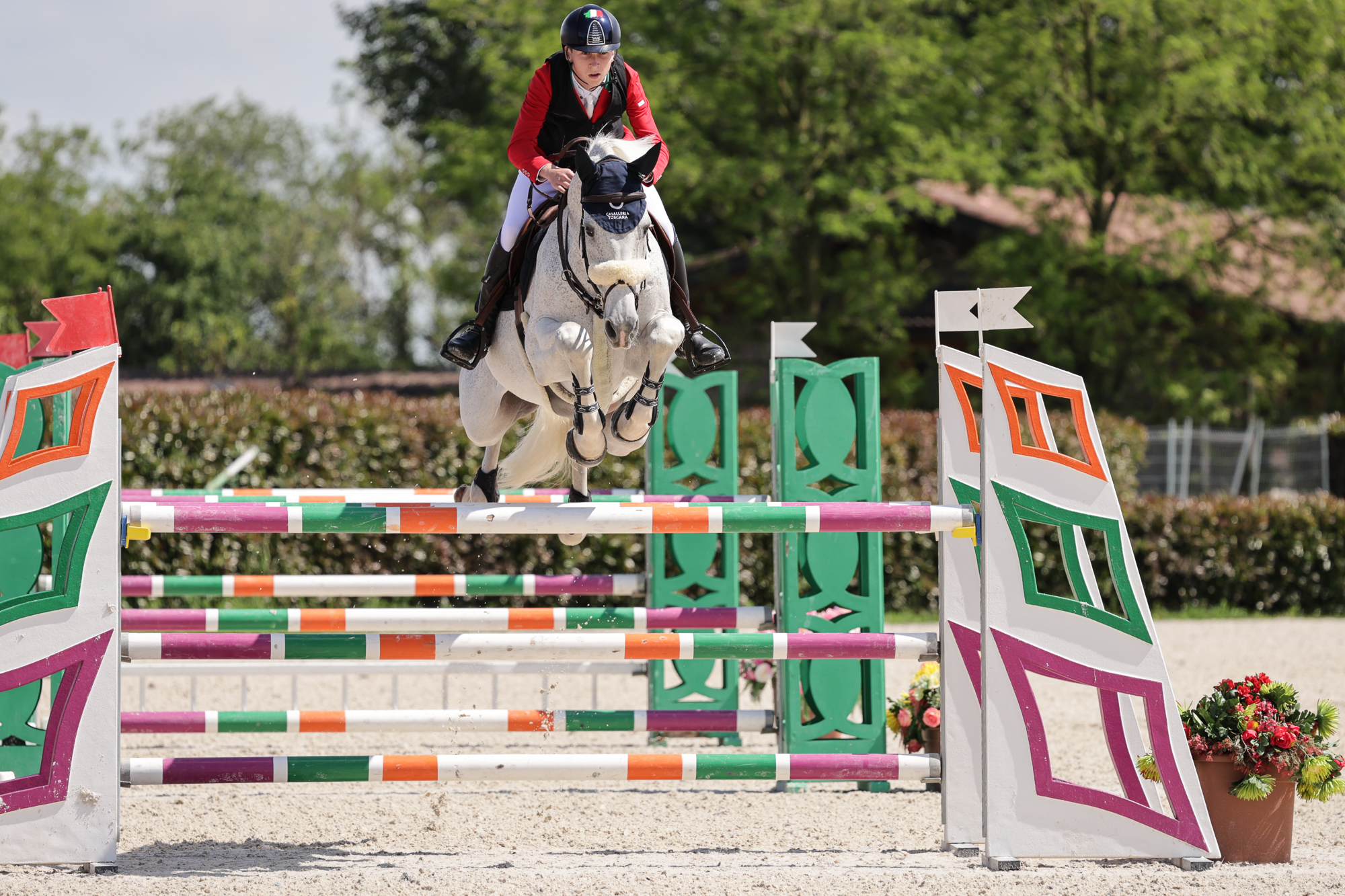 I primi giri d’onore dello CSIO Giovanile all'Etrea Sport Horses 4 pisani andrea ITA charlemagne jtz Children