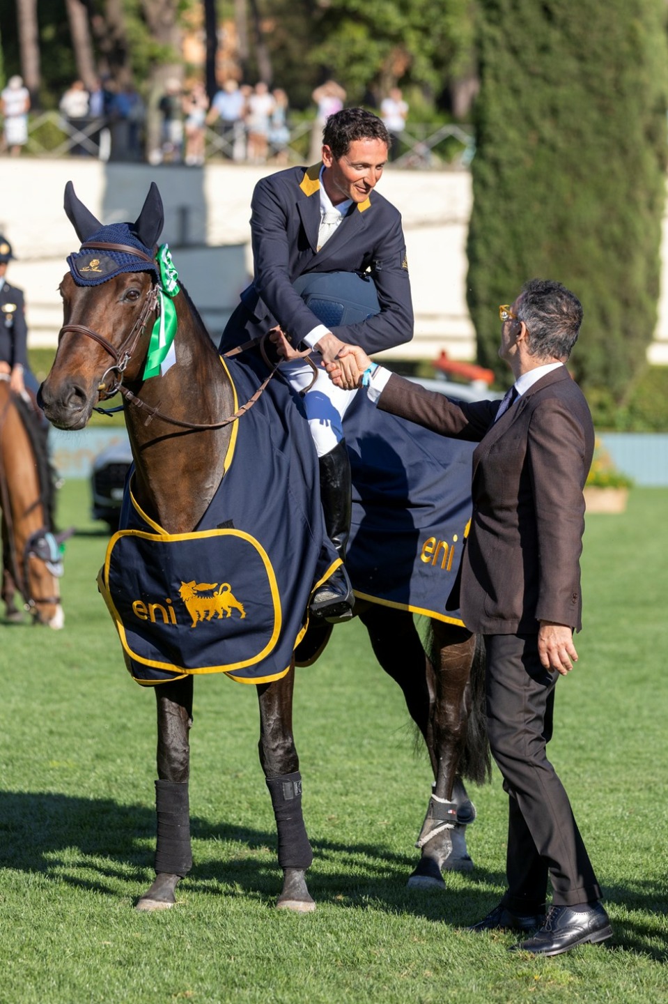 Lorenzo de Luca and Cash du Plessis, the first day of  Piazza di Siena 