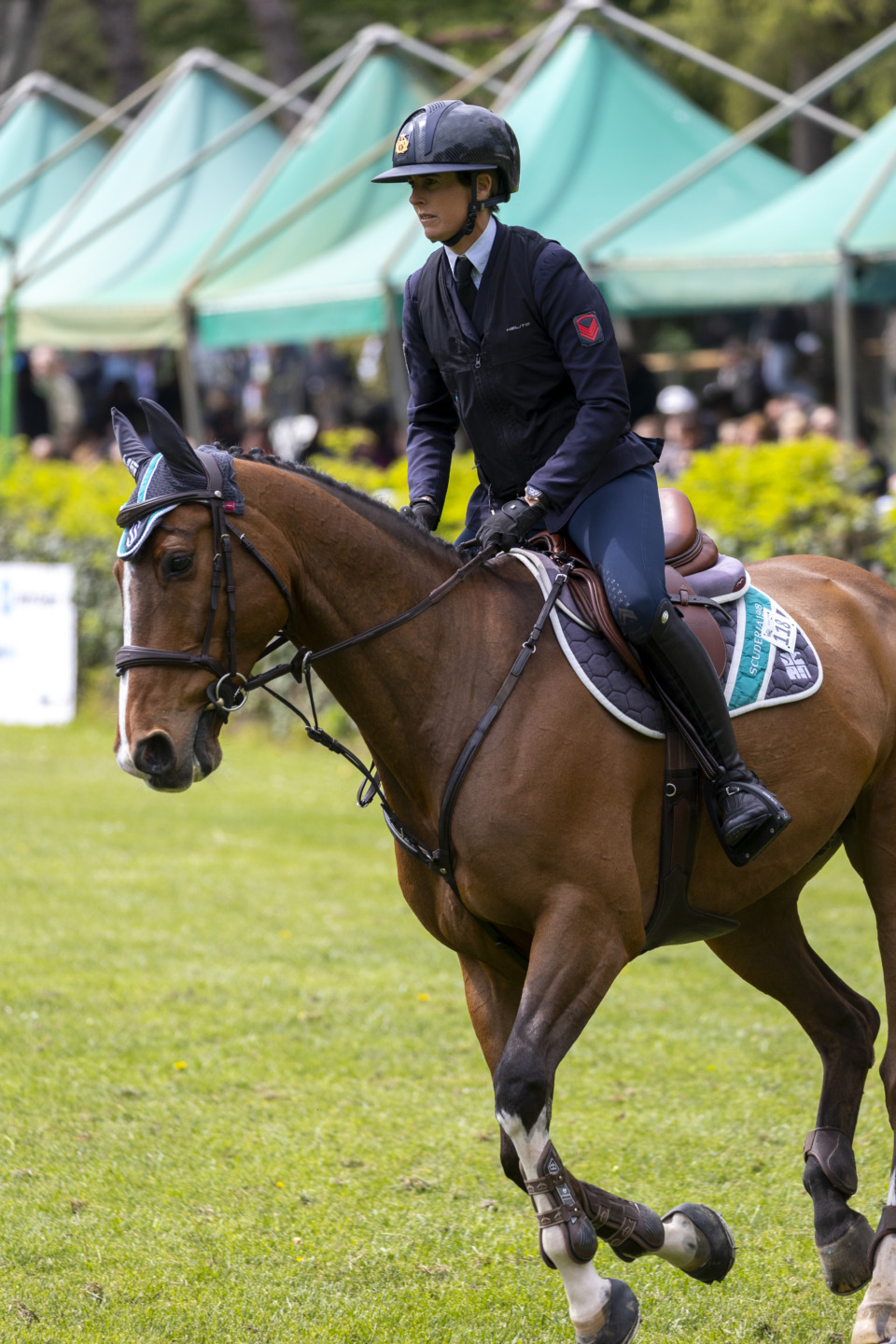 Campionati Italiani Assoluti FOPE: il grande salto ostacoli si prepara a infiammare Cervia 1 Martinengo Giulia riding Calle Deluxe CampItaAss Cervia 20240420 SS352622