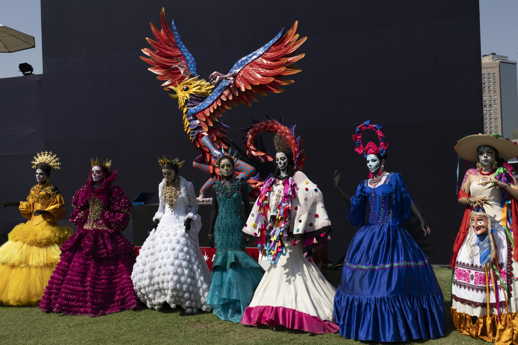 Behind the competition scenes of LGCT Mexico City 1 Women during open cerimont of LGCT Mexico City