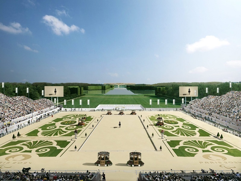 Parigi 2024: i nominativi degli italiani per le discipline equestri 1 Rappresentazione grafica di Versailles Parigi 2024