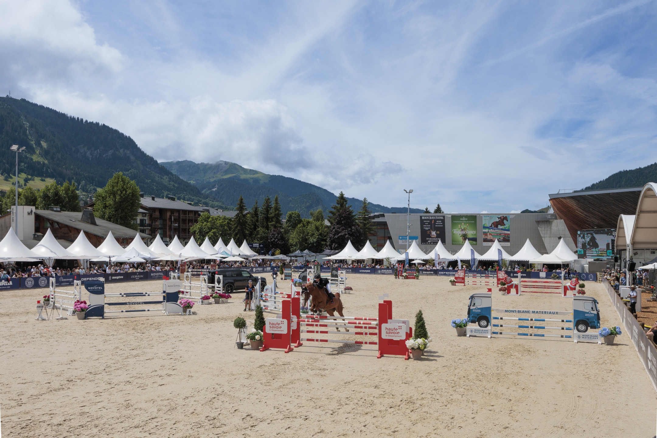 CSI3* Megève: una competizione e uno spettacolo incredibili 4 panoramica percorso CSI1* Megève