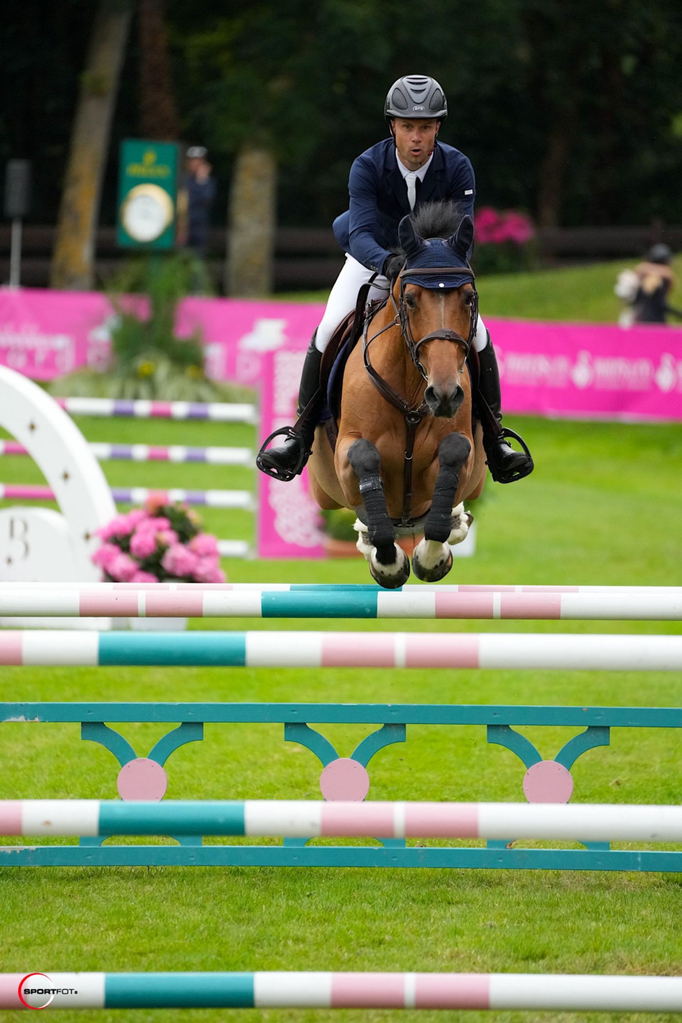 Jumping International de Dinard: vittoria di Félix Jarry nel Derby de Bretagne 4 Thibault Blanchard and Feeling du Tremplin ©Sportfot