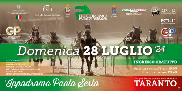 Ippodromo Paolo Sesto corsa Gran Premio di Taranto 2024
