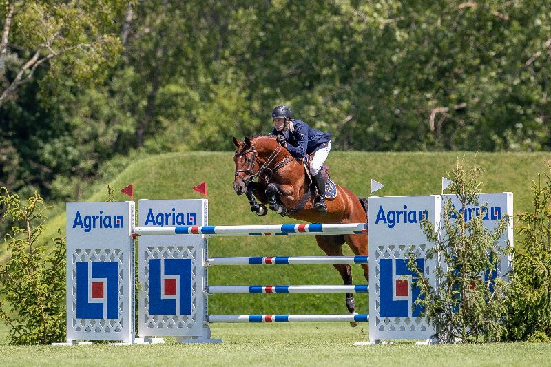 Agria aumenta il sostegno a Hickstead. 1 Agria 2024 sostiene Heackstead