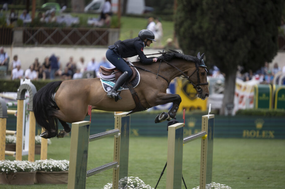 Nomi importanti al Dublino Horse Show, per l'Italia Giulia Martinengo Marquet e Giampiero Garofalo. 2 Giulia Martinengo Marquet ITA Scuderia 1918 Calle Deluxe ROMA 20240525 SS350955