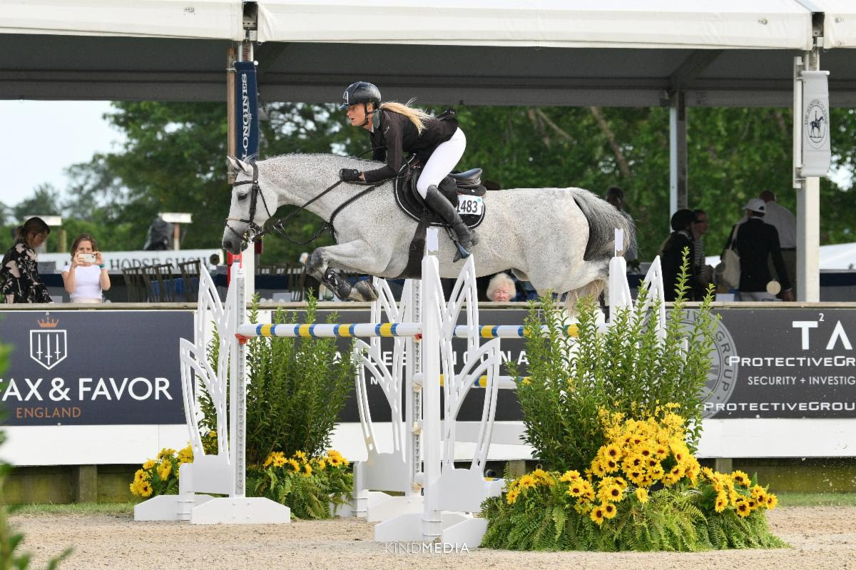 Kristen Vanderveen vince il $32,000 FEI CSI5* Two-Phase all’Hampton Classic Horse Show 2024 1 Kristen Vanderveen (USA) su Bull Run’s Hesed
