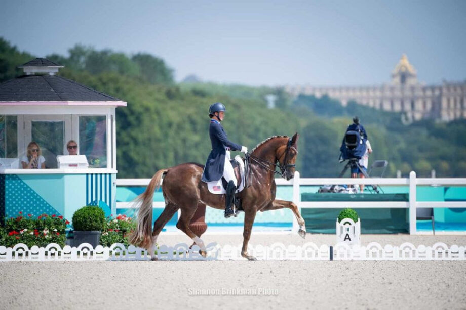 Congratulazioni agli atleti olimpici statunitensi dell'equitazione di Parigi 2024. 4 dressage adrienne