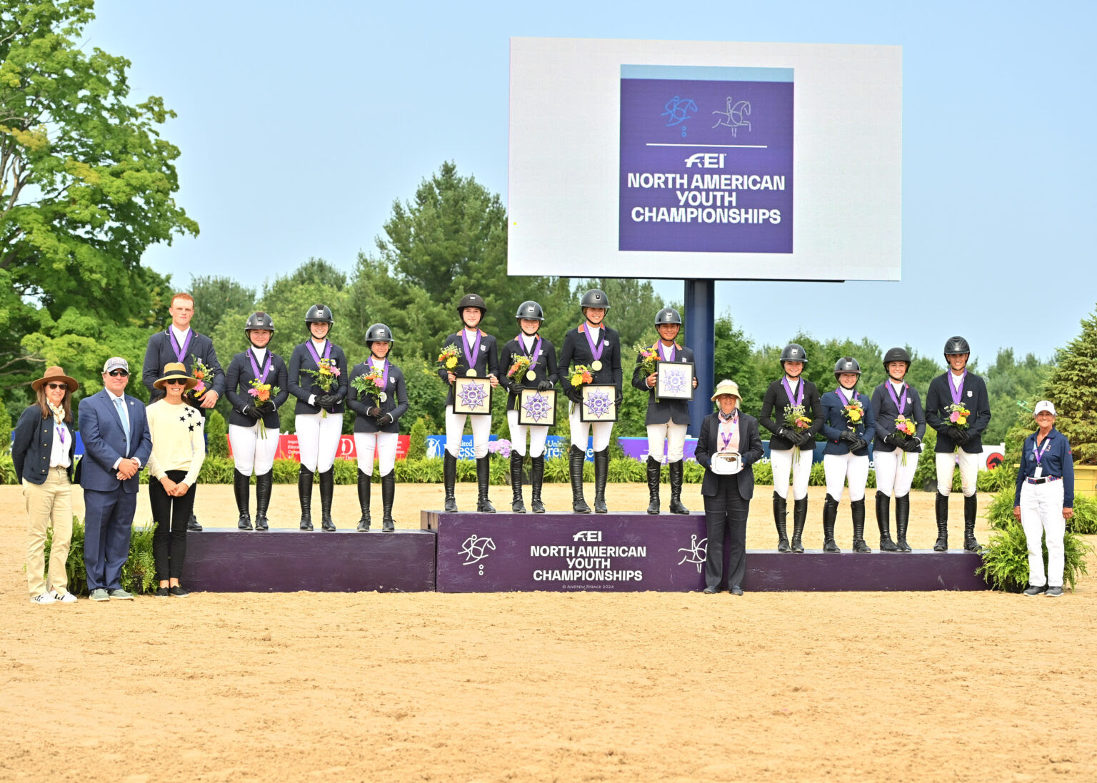 La prima destinazione equestre estiva del Nord America. 1 Zona 4 giovanili campionati nord americani 2024