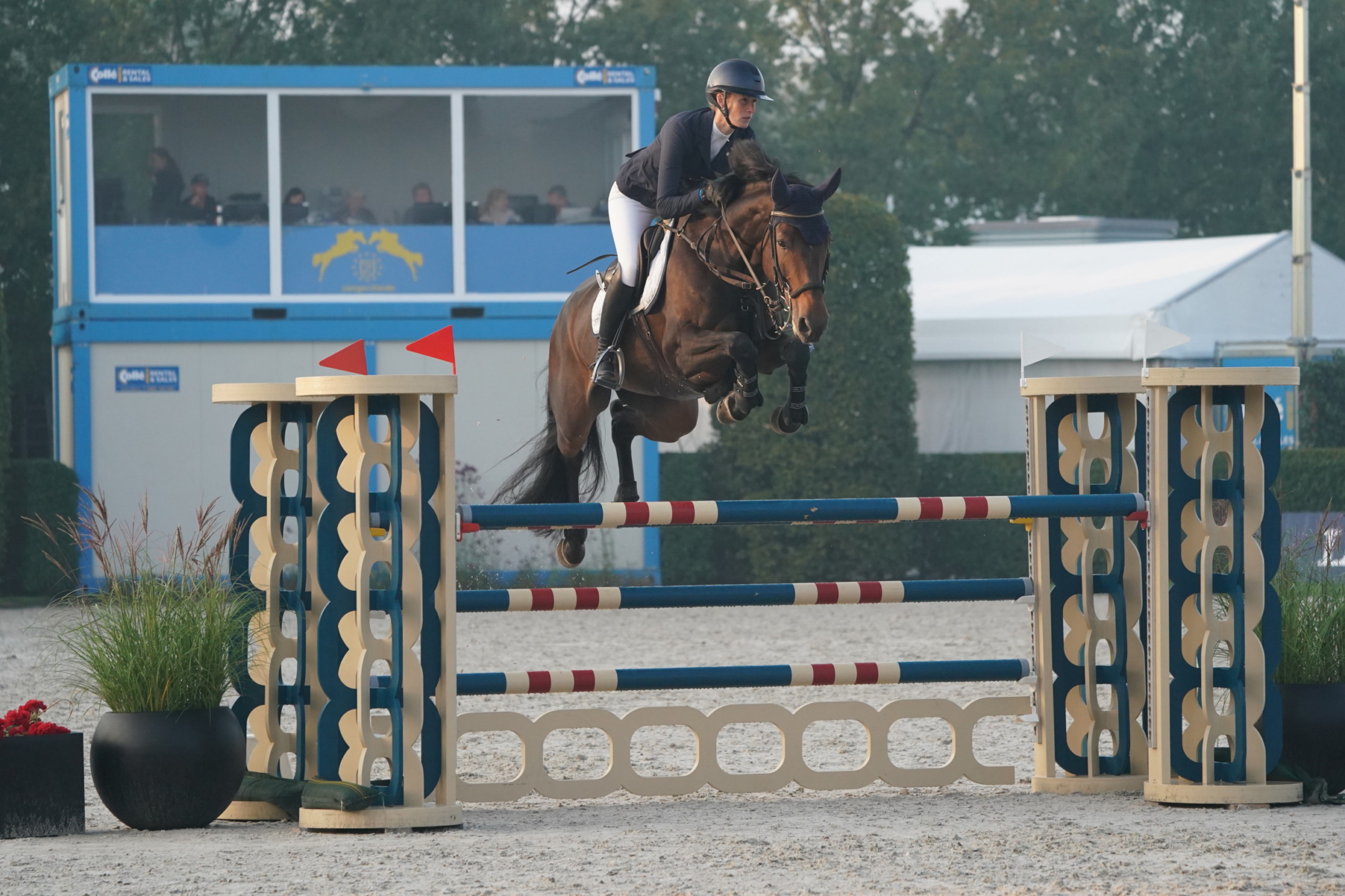 La KWPN Nindita e Jasmin Seppälä vince la sei anni al FEI WBFSH Jumping World Breeding Championship YH di Lanaken 1 Jasmin Seppala su Nindita