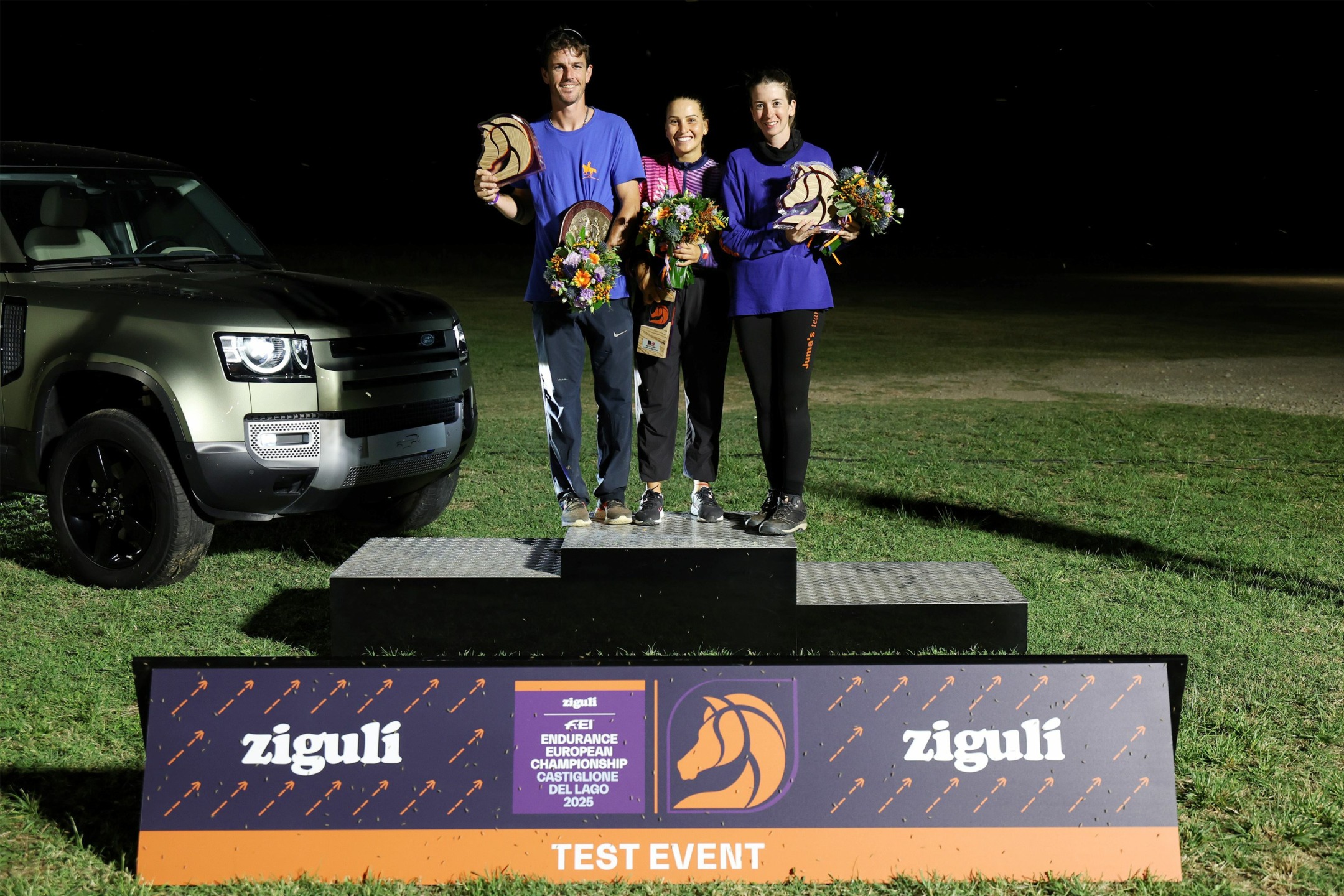 Costanza Laliscia, endurance, porta l’Italia sul gradino più alto del podio. 1 Podio endurance Podio Costanza Laliscia 2024.
