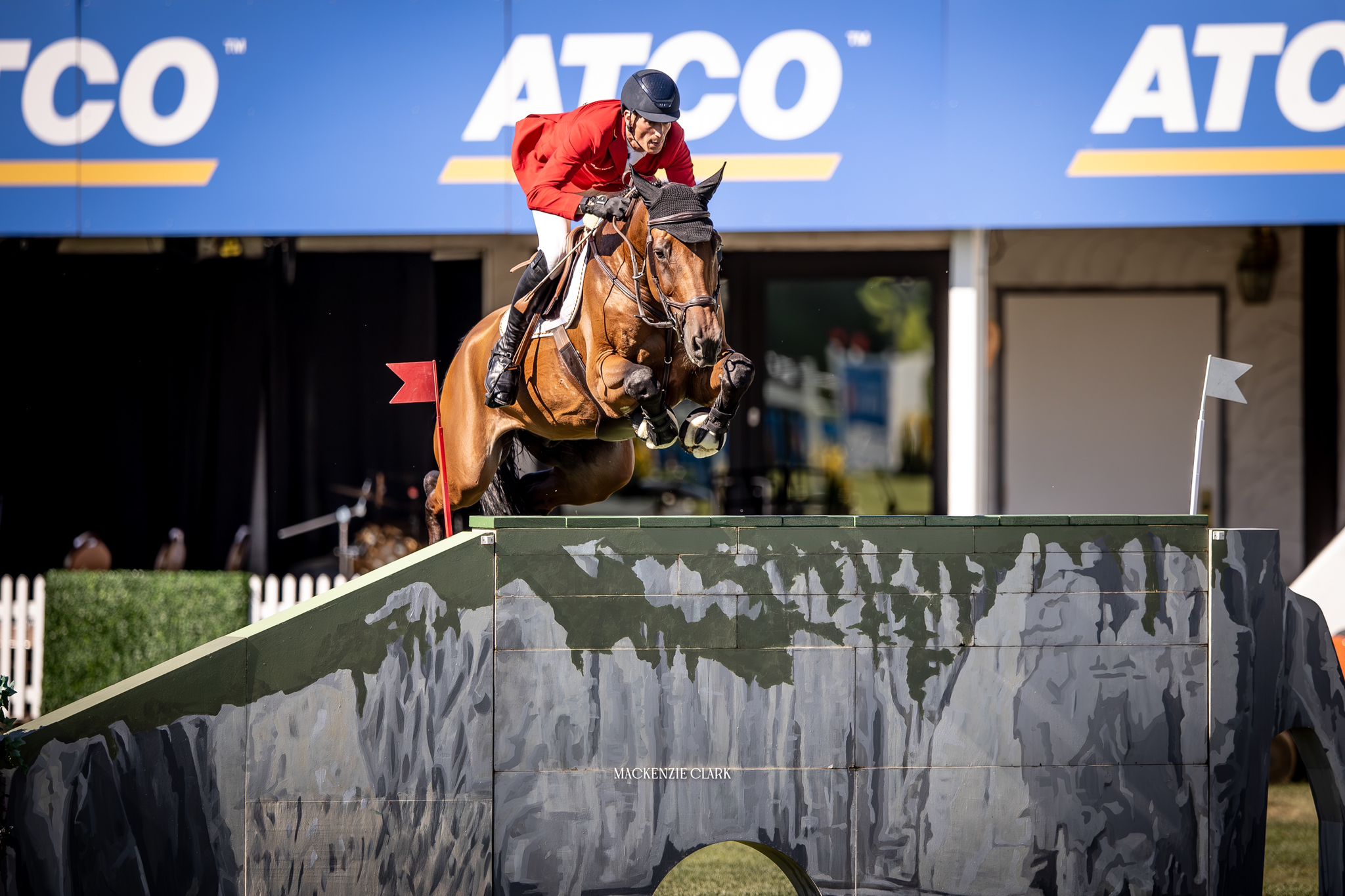 A Moment in time: Team Germany’s 2024 Nations Cup victory at Spruce Meadows 5 Daniel Deusser jumping at Spruce Meadows