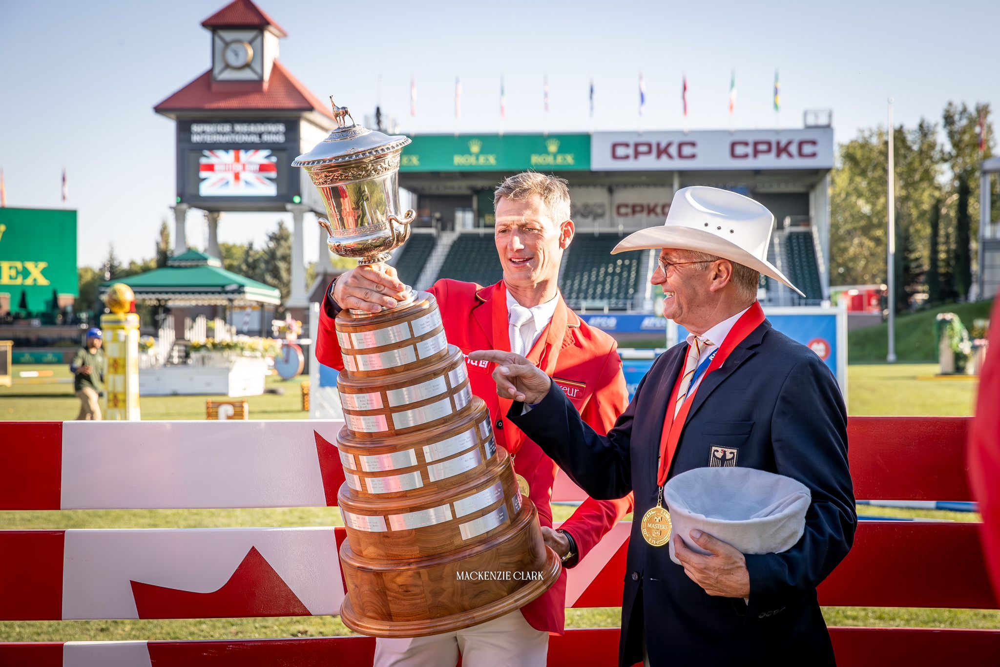 A Moment in time: Team Germany’s 2024 Nations Cup victory at Spruce Meadows 2 Daniel Deusser one of Germanys star riders stands proudly beside Otto Becker